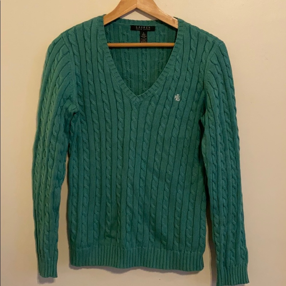Ralph Lauren v-neck cotton sweater